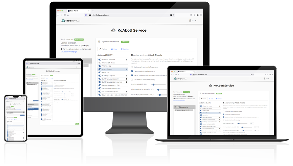 KoAbot! Mobile in all devices!